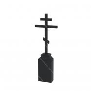 Крест на могилу из гранита габбро-диабаз купить онлайн цена